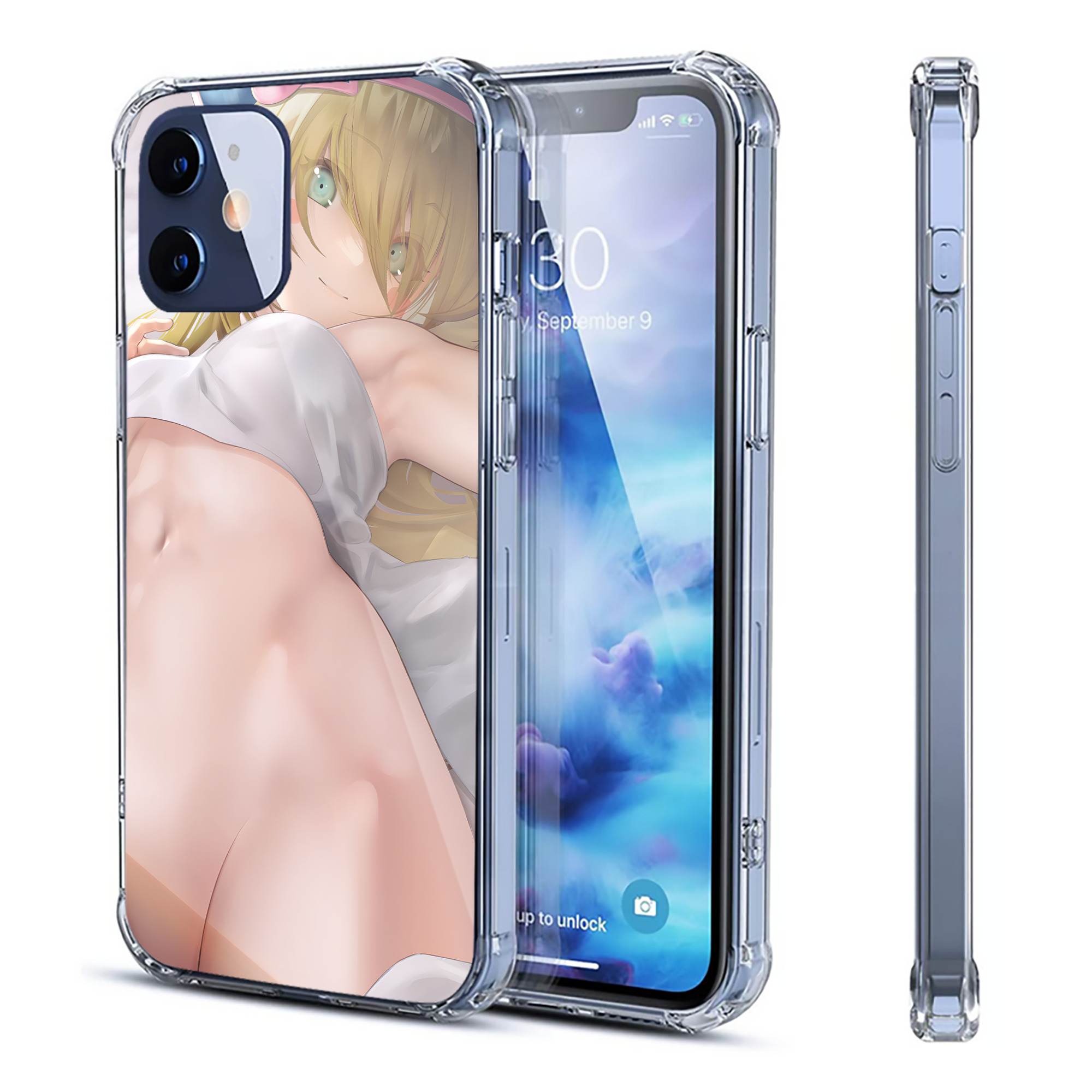 （画像用） 遊☆戯☆王 Yu-Gi-Oh! 【iPhone 12シリーズ対応】透明スマホケース（クリアソフトケース）